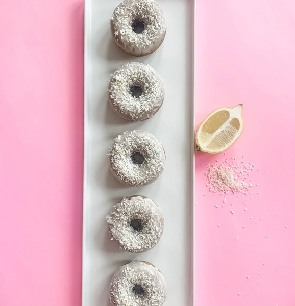 LEMON LIME TOASTED COCONUT DONUTS! GF DF