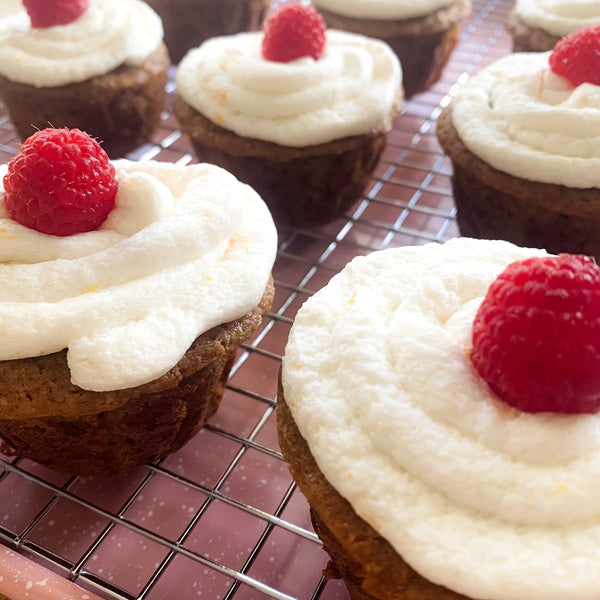 RASPBERRY LEMON CREAM CHEESE CUPCAKES